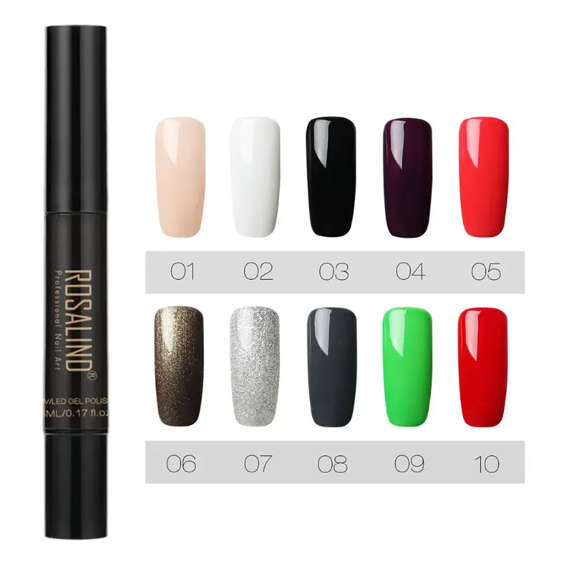 

5ml Nail Polish Pen One Step UV Gel Nail Pen Long Lasting Art Manicure Lacquer