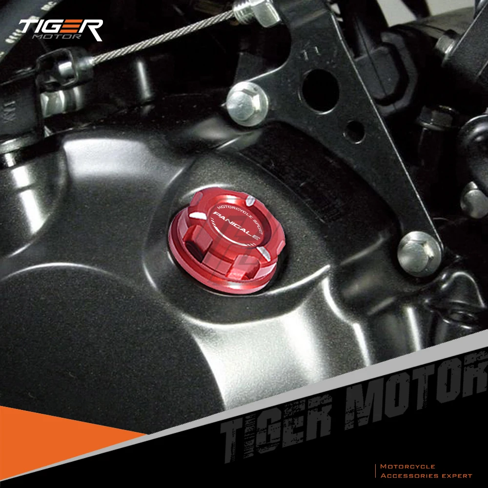 

Для Ducati 899 959 1299 Panigale V4 V4S, Всесезонная крышка двигателя мотоцикла, крышка винтового наполнителя