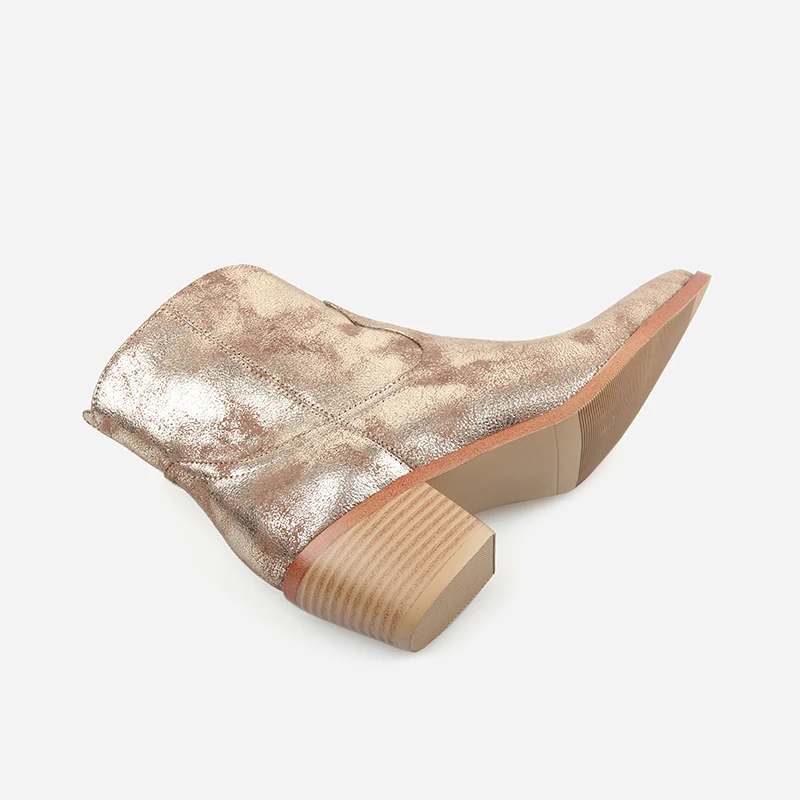 Популярные женские ботинки в стиле ретро Винтажные коричневые ботильоны на