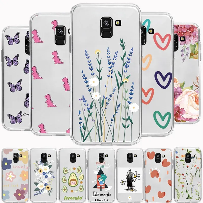 Чехол для Samsung Galaxy A8 2018 A530 силиконовый чехол Star Plus A730 мягкий из ТПУ A8S телефона -