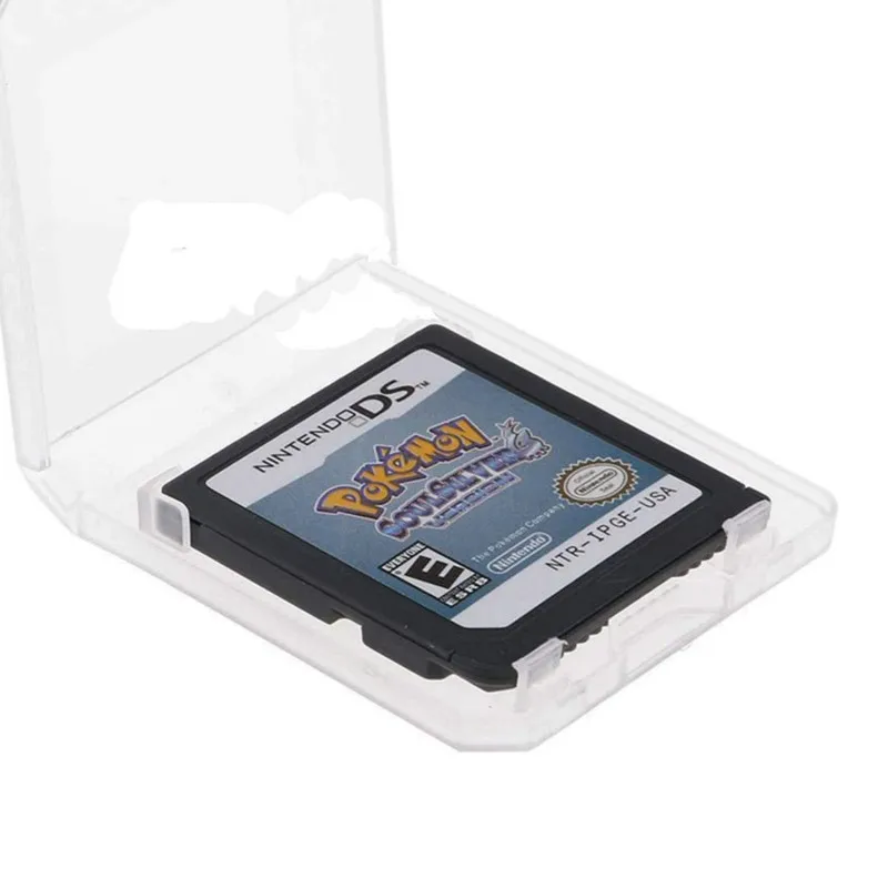 Pokemon Soul-tarjeta de juego versi&oacute;n plateada para NDS 3DS DSI DS Lite, versi&oacute;n en ingl&eacute;s (versi&oacute;n de reproducci&oacute;n)-1
