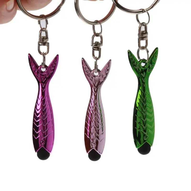 

1PC Universal Plastic Capacitive Touch Screen Stylus Pen Touch Pen Keychain for Tablet PC Pad Phone Goldfish Pen