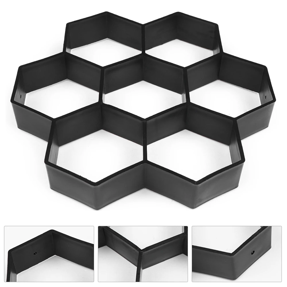 Paving Path Border Maker Molder Reusable Concrete Cement Stone Design Paver Walk Mould DIY Brick Mold |
