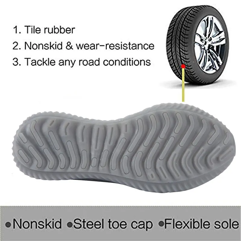 SUADEEX защитная Рабочая обувь для мужчин мужские ботинки со стальным носком