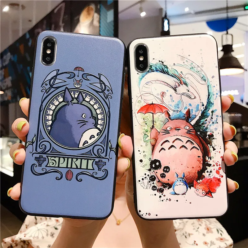 МИЛЫЙ Тоторо Унесенные призраками аниме Ghibli Миядзаки Kaonashi мягкий рельефный