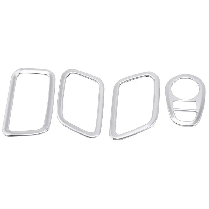 Для Hyundai Ix25 Creta аксессуары 2017-2020 ABS хромированные внутренние Молдинги фар рамка