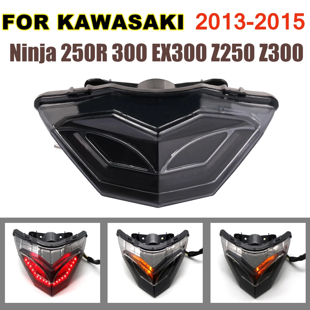 Мотоцикл Led Интегрированный задний светильник тормоза поворота для Kawasaki Ninja300