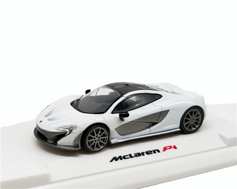white 1: 64 цветная Модель Коллекция Модель автомобиля mlaren P1 литье под давлением миниатюрный автомобиль - Цвет: white