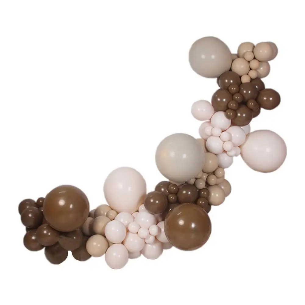 

97/167Pcs Balloon Set Cross-Border New Retro Green Balloon Chain Set Avocado Green Series Party Supplies Latex Balloon Set