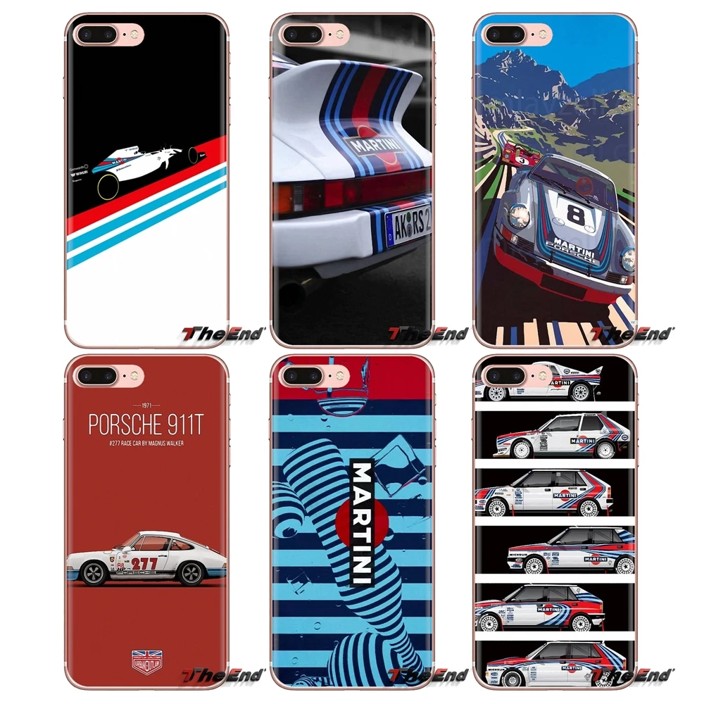 Прозрачный мягкий кожаный чехол GOP Martini Racing Colores Mueve для Xiaomi Redmi 4A S2 Note 3 3S 4 4X 5 Plus 6 7 6A