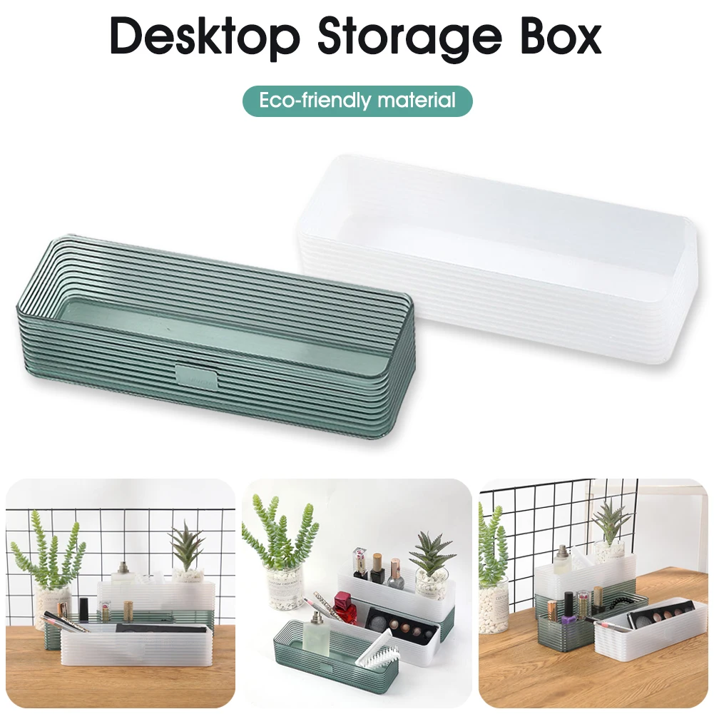 

Desktop Stationery Organizer Pencil Box Washi Tape Stickers Storage Case Table Desk Classification Box Cable Storage Box