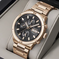 oblvlo men watch top brand automatic mechanical rose gold with date watch men casual watch waterproof relogio masculino cm