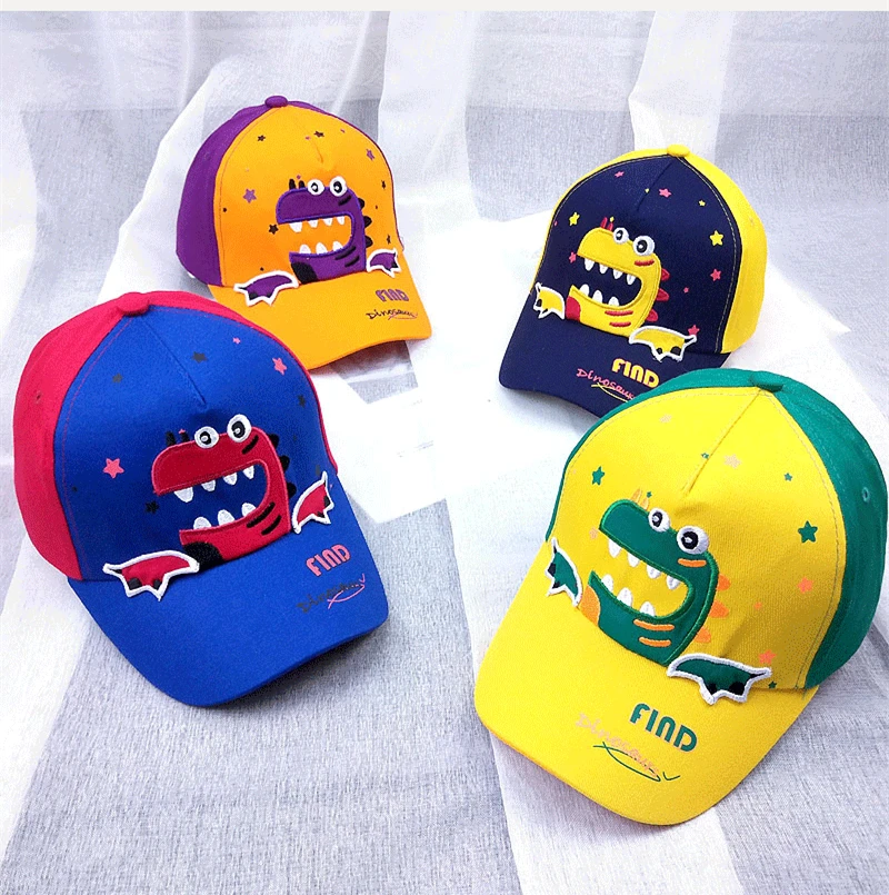 Детская кепка в бейсбольной кепке бейсбольная стиле динозавра детская шапка