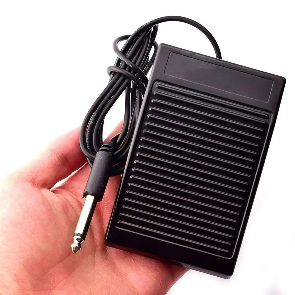 

BellyLady Tattoo Power Supply Clip Cord Square Pedal Set Balck Power Supply with Power Line Set Tattoo Accessory