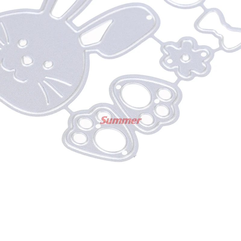 

New Bow Rabbit Metal Cutting Dies DIY Album Stamp Paper Card Embossing Decor Craft