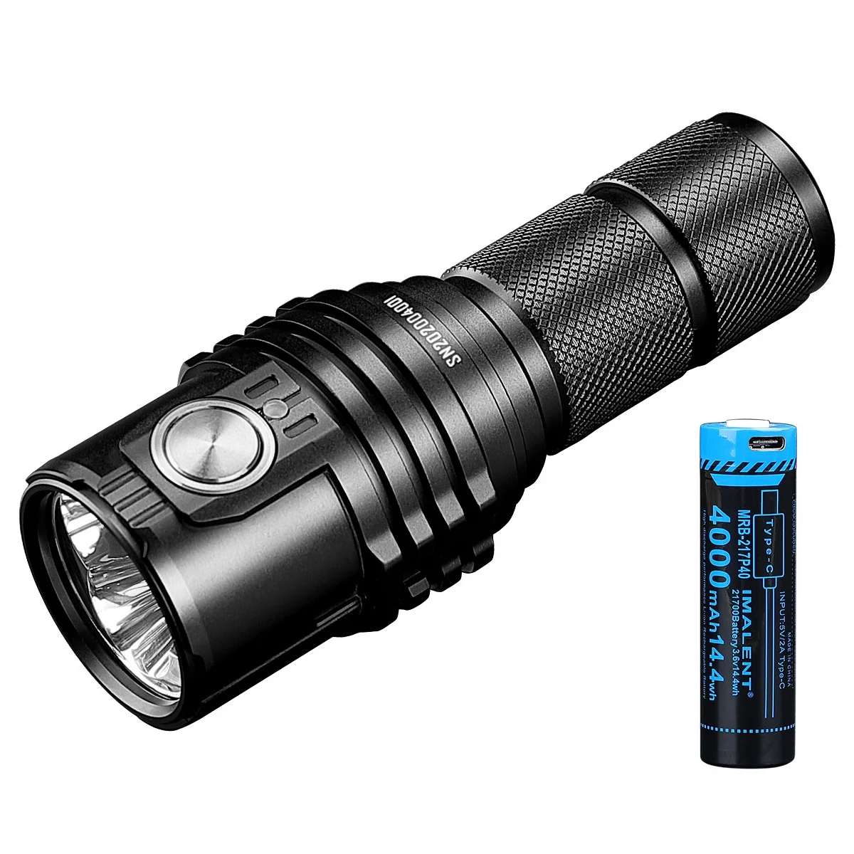 IMALENT MS03 Rechargable Led Torch CREE XHP70 Gen.2 13000LM EDC Tactical Flashlight with 21700 Battery for Camping, Self Defense