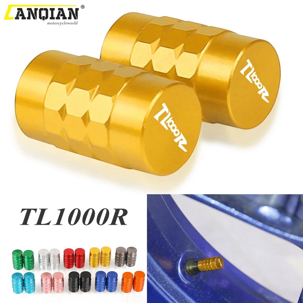 

For SUZUKI TL1000R TL1000 R 1998 1999 2000 2001 2002 2003 Motorcycle Accessories CNC Wheel Tire Valve Caps Tyre Rim Stem Covers