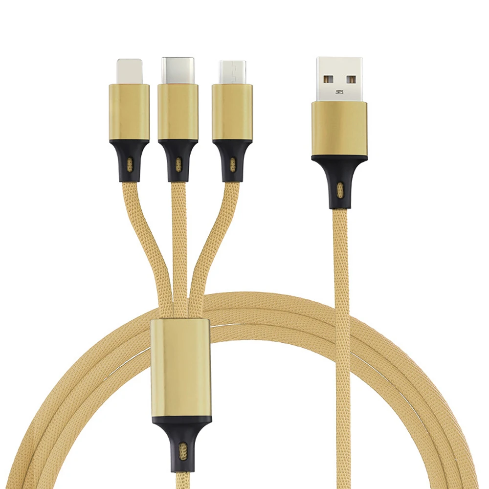 3 в 1 USB кабель для Samusng Xiaomi Huawei Tablet Micro Android Type C Мульти мобильный телефон