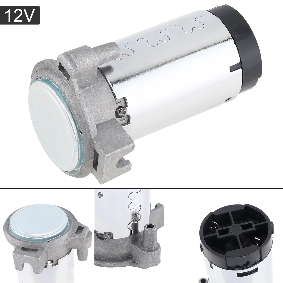 12 В постоянного тока Прочный автомобильный клаксон воздушный компрессор серебро