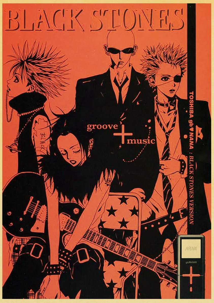 

Винтажный постер Anime NANA lanxihaibao