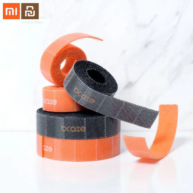 xiaomi Bcase tearable magic sticker кольцевой диск magic tie cable с гаджетом 1 м/3 м липучка умный дом