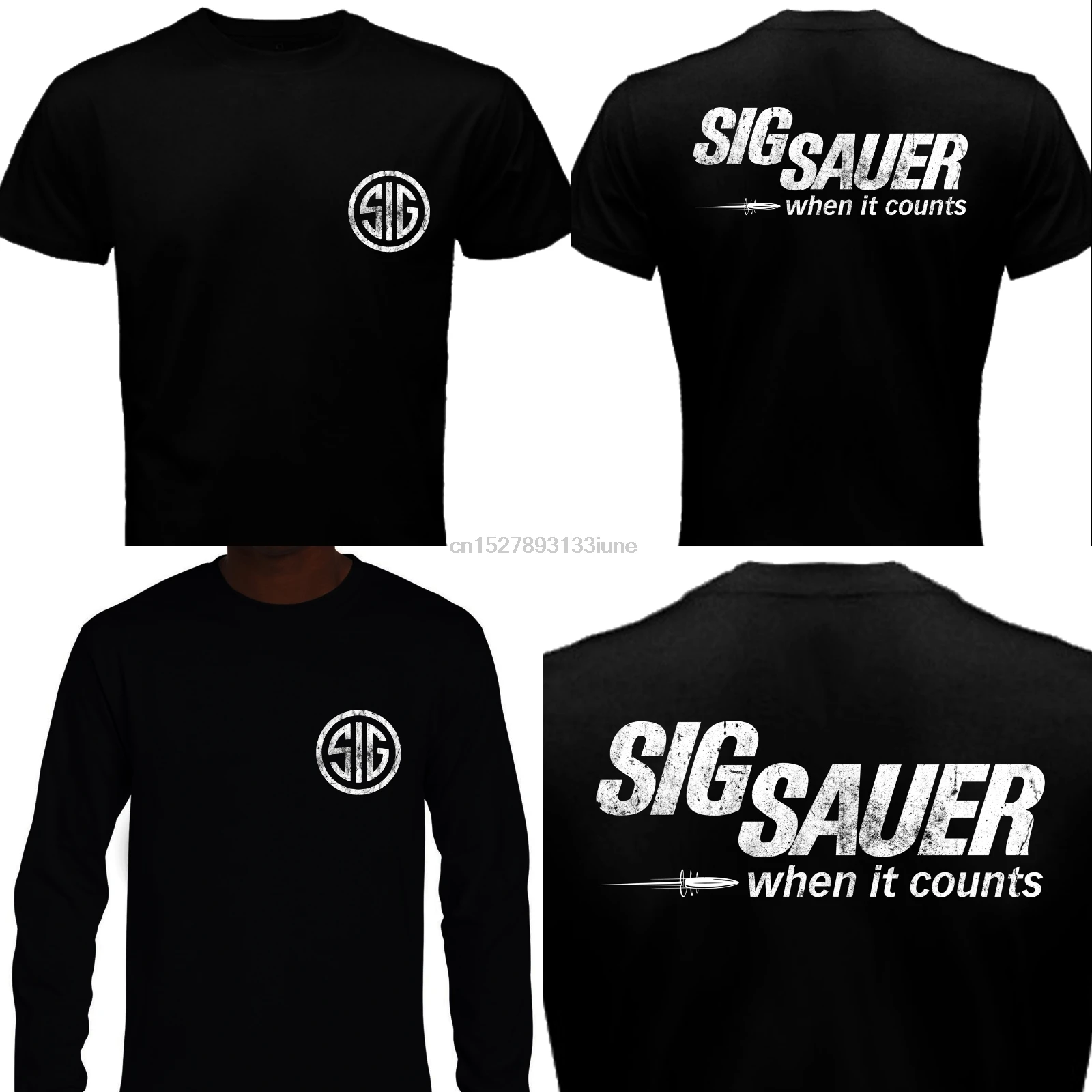 

New Sig Sauer P320 Firearms Pistol Black Hk T-Shirt
