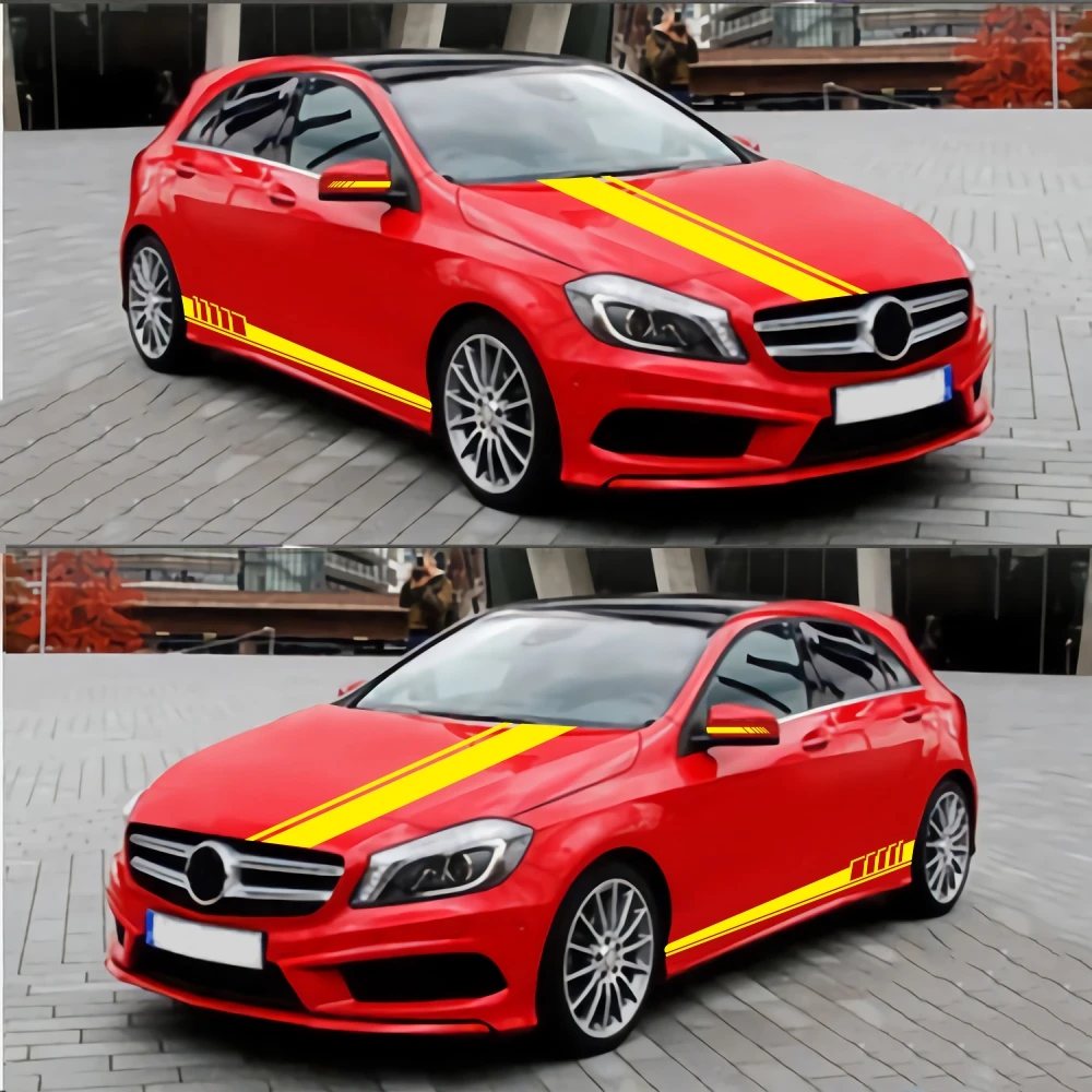 Самодельные автомобильные наклейки для кузова автомобиля виниловые боковые