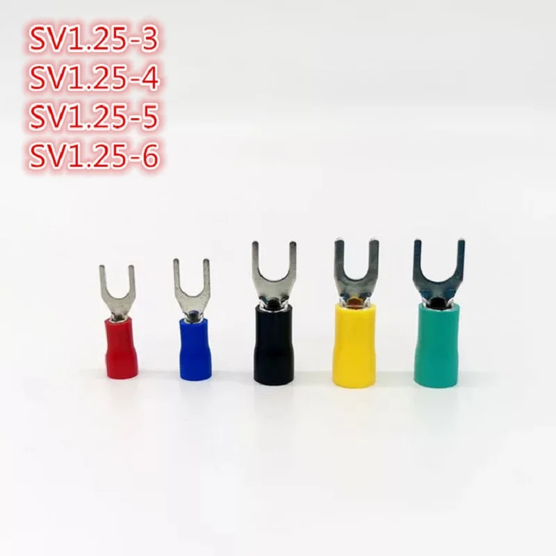 25 шт. SV1.25 3/4/5/6 Furcate кабель провода соединителя обжимных разъёмов коннекторов для