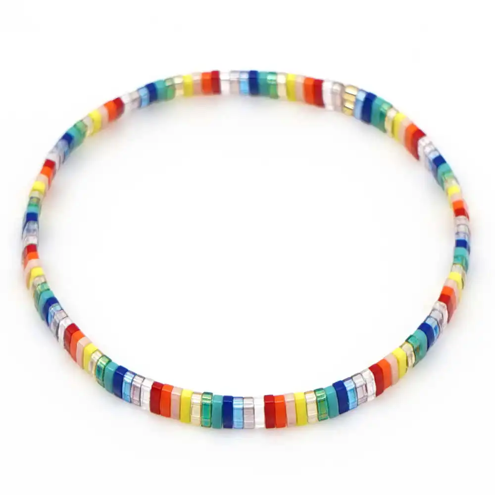 TL-B190025A Go2boho Pulseras Mujer Moda Miyuki браслет для женщин богемный Тила бисер браслеты ювелирные изделия летние пляжные Красочные Модные - Окраска металла: TL-B190025A