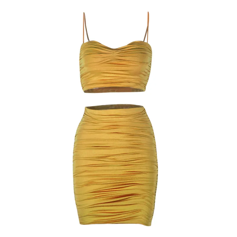 

2020 spring cross border European and American women's fashion two piece suit