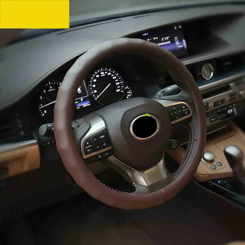 Чехол на руль автомобиля lsrtw2017 из коровьей кожи для lexus es200 es250 es300h 2012 2013 2014 2015 2016 2017