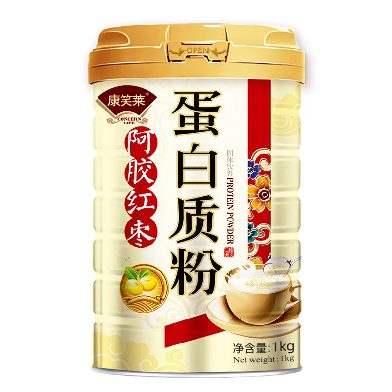 

Red Dates Protein Powder 1000g/barrel Whey Protein Powder Wholesale Meal Replacement Powder 24 Months Cfda