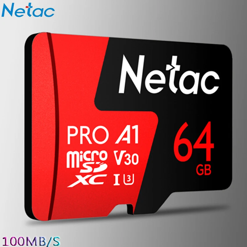 Netac мини UBS микро-SD карточка HC Card Reader Наборы 64 Гб 128 серия 10 высокого Скорость SD