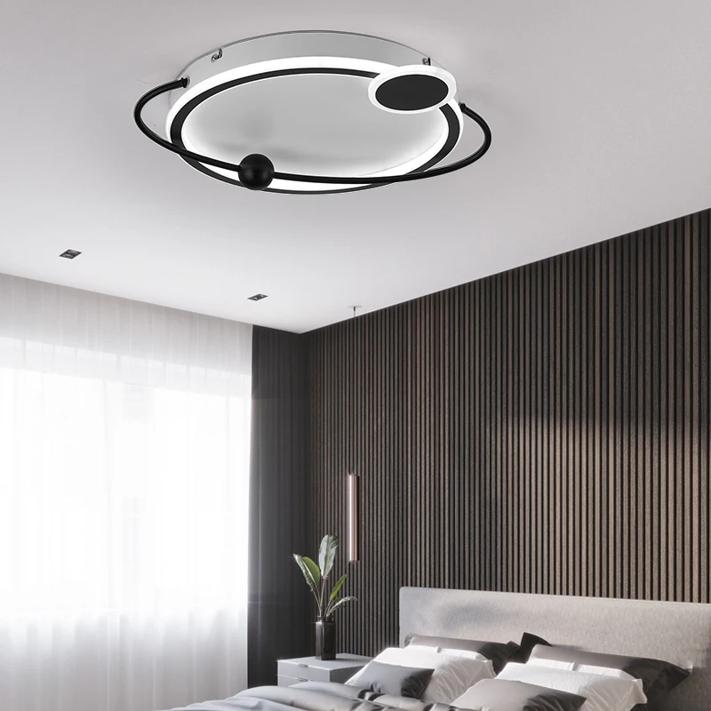 Потолочный светильник светодиодный Круглый золотой | Лампы и освещение