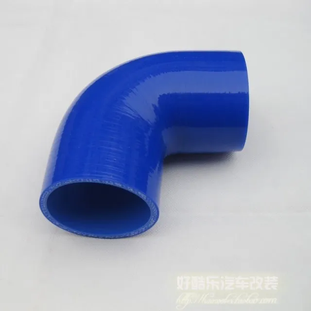 Универсальная синяя 90 градусов 76 мм (3 дюйма) Силиконовая Соединительная муфта