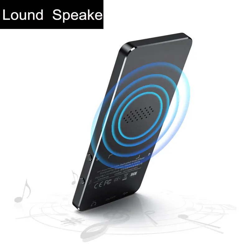 IQQ сенсорный Экран 16 Гб MP3 плеер с Bluetooth 4 2 версия и Динамик Портативный Walkman Fm/Радио