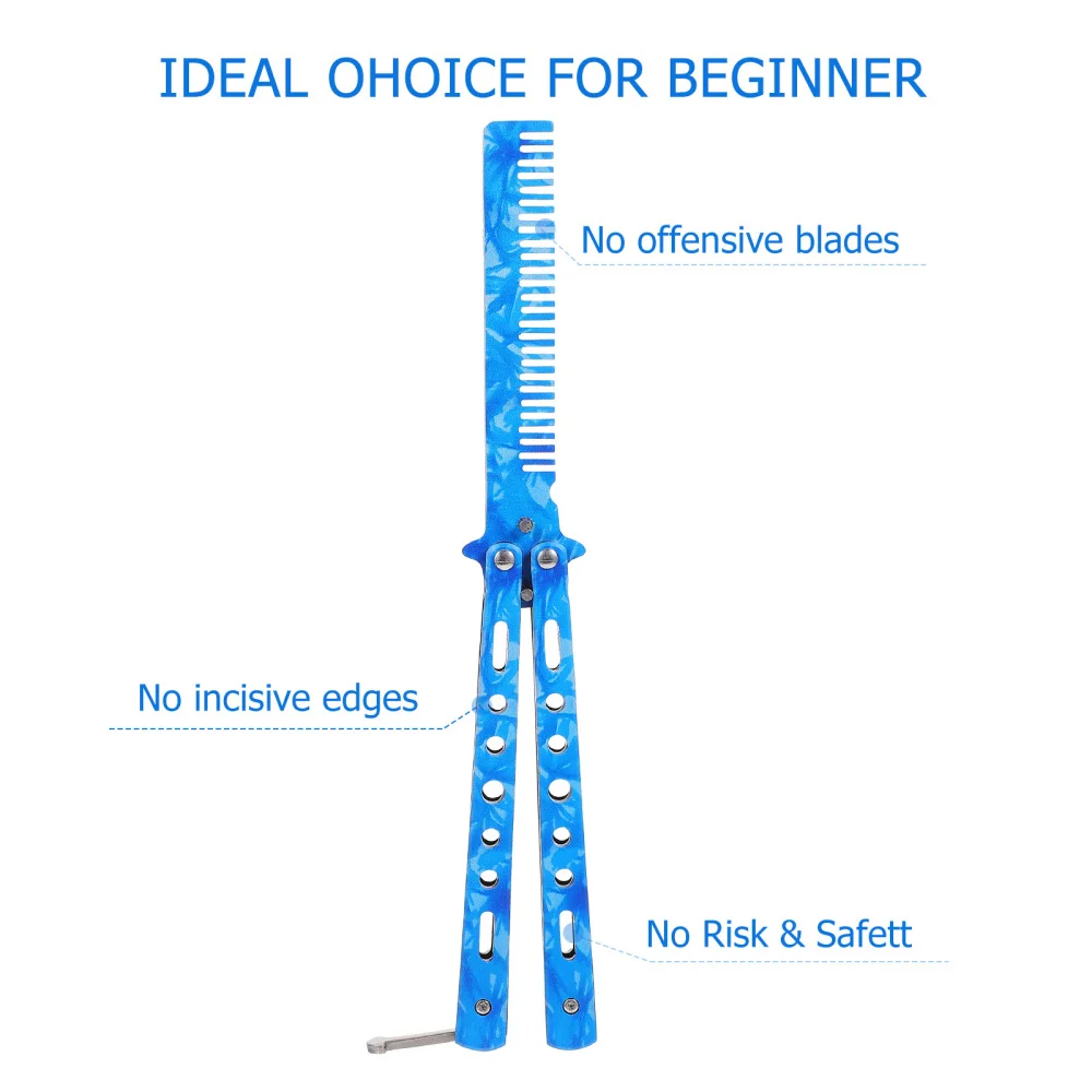 

Outdoor Sports Stainless Steel Butterflies Comb Beginner Training Practice Tools
