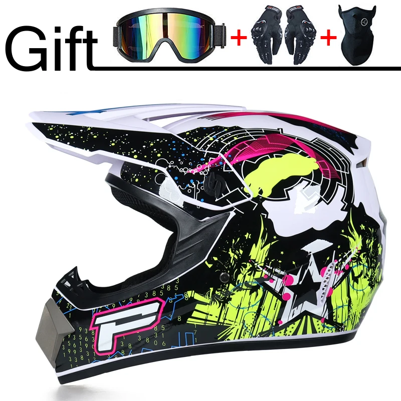 Новые cascos para moto шлемы moto rcycle moto крест шлем Casco Capacete внедорожный шлем Горные MTB DH гоночный шлем - Цвет: 16b