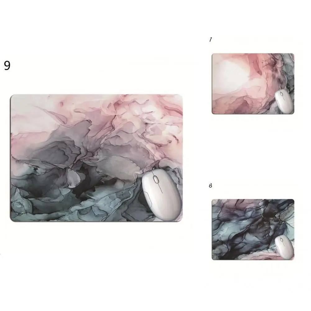

Mouse Cushion Practical Oil Painting Clouds Mouse Mat Table Decor Soft Reusable Mouse Pad