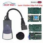 Автомобильный диагностический инструмент Lexia 3 Diagbox V9.91, чипы с золотым краем PP2000 PSA для CitroenPeugeot, супер прошивка 921815C Lexia3 OBD2