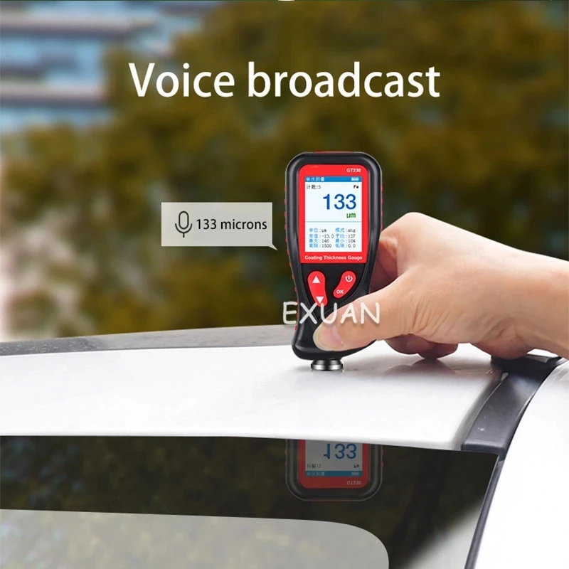 

Paint Thickness Gauge Film Thickness Gauge Coating Thickness Gauge Used Car Detector Anticorrosive Paint Thickness Gauge