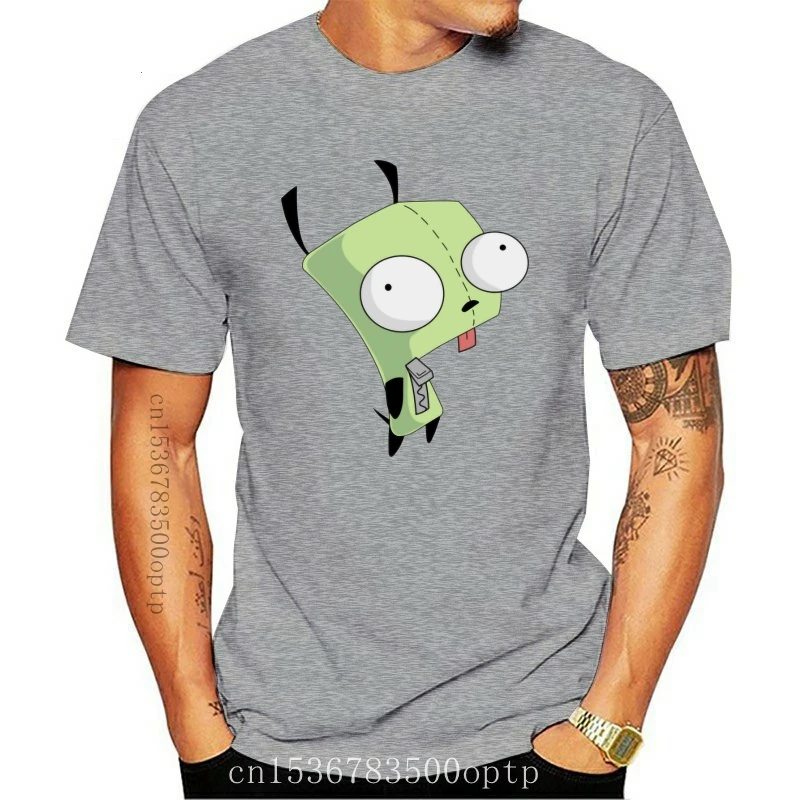 

Invader Zim Gir T Shirt Men Casual Fashion Men's Basic Short Sleeve T-Shirt Boy Girl Hip Hop t-shirt Top Tees