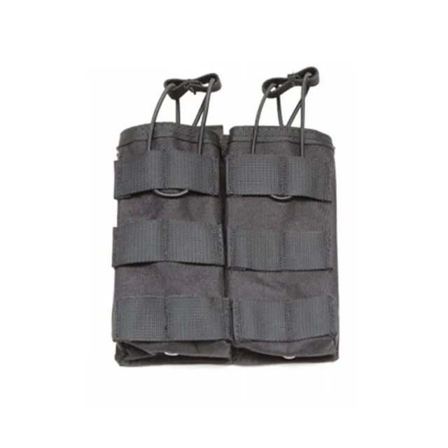 Black MOLLE тактический одиночный винтовка, подсумок AK AR M4 подсумок Airsoft в стиле милитари Охота Пейнтбол оборудование Мультикам - Цвет: Black