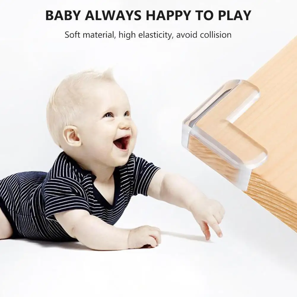 

4Pcs Table Table Corner Protector Edge Baby Safety Buffer Protective Caps Baby Safety Single Table Baby Protection Wholesale