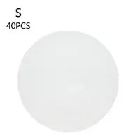 S 40Pcs Diameter11cm Антипригарный коврик для барбекю, высокобезопасный коврик для гриля барбекю, жаростойкий коврик 30x40x0,2 см для активного отдыха - Цвет: S 40Pcs Diameter11cm