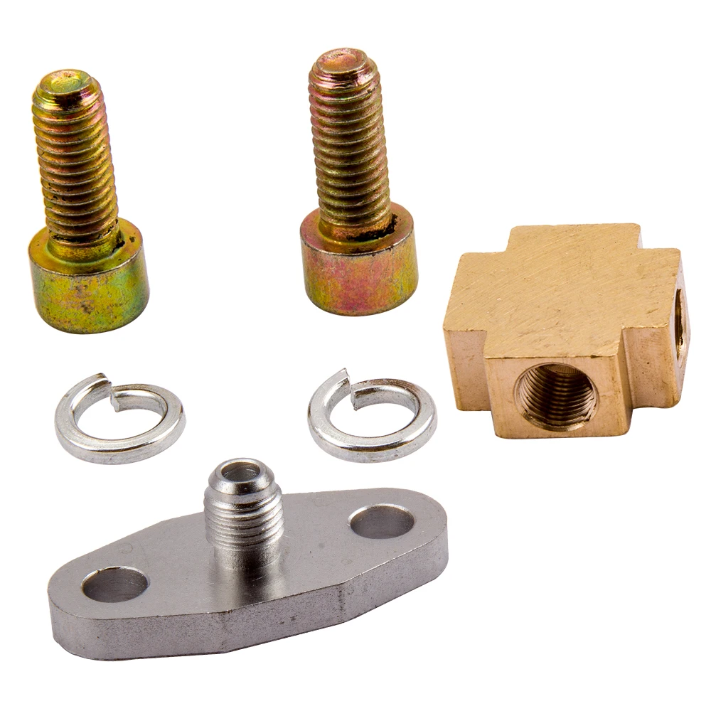 Новый универсальный комплект масляной линии для турбокомпрессора T3 T4 T70 Turbo |