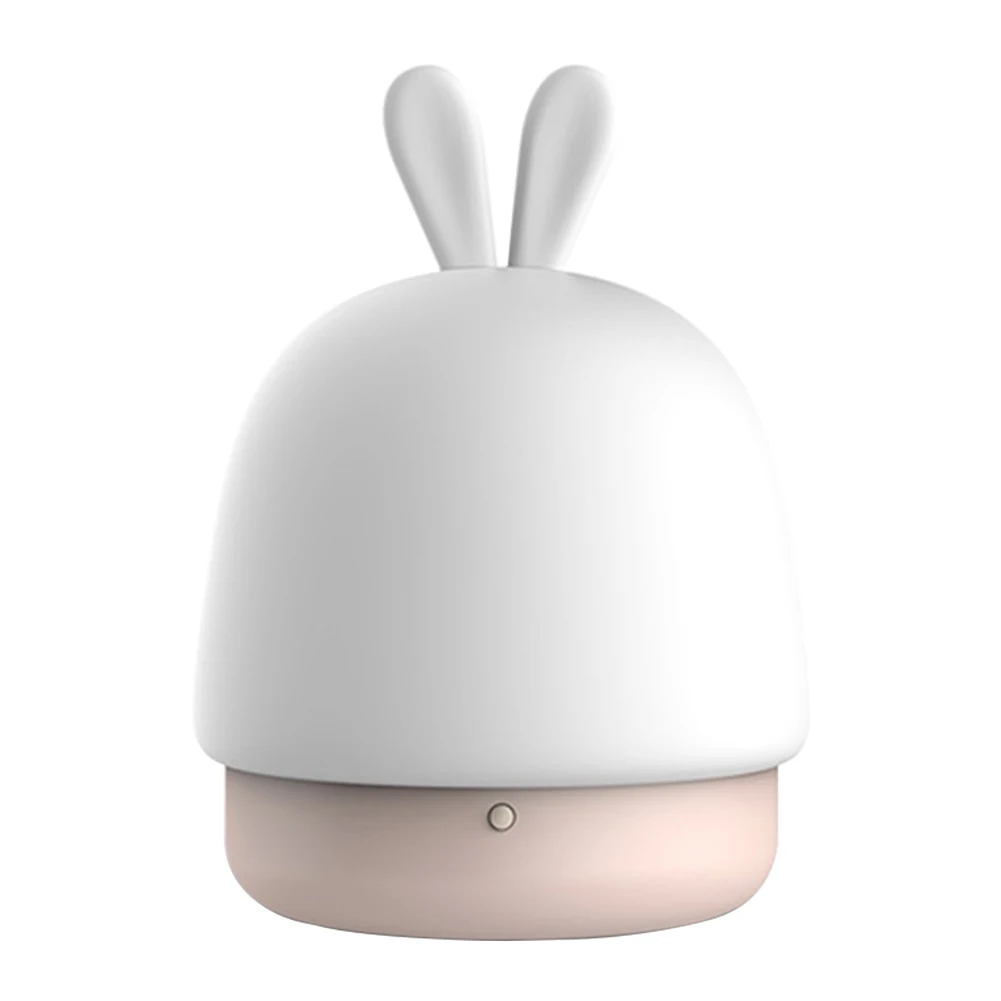 

LED Night Light Touch Control Cute Rabbit Living Room Soft Silicone Bedside Table USB Charging Hotel Baby Nursery Eye Protection