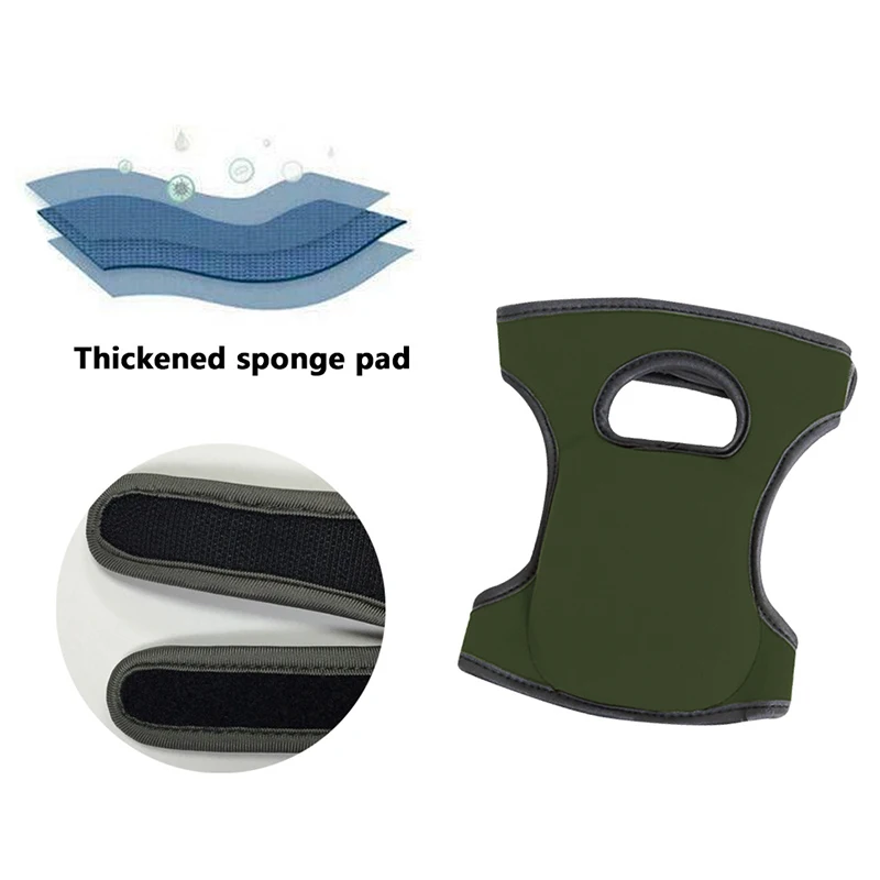 

Pair of Gardening Knee Pads for Scrubbing Ground Protective Crashproof Knee Cushion with Fasten Tape for Outdoor LXH