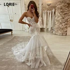 Новинка 2020, свадебные платья с кружевной аппликацией LORIE, свадебные платья в стиле милой принцессы, винтажные Свадебные платья из Турции