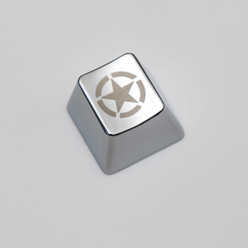 Металлический брелок с подсветкой R4 Attack On Titan ROG FILCO World Of Warcraft razer Keycap для вишневого переключателя, механическая клавиатура, серое золото